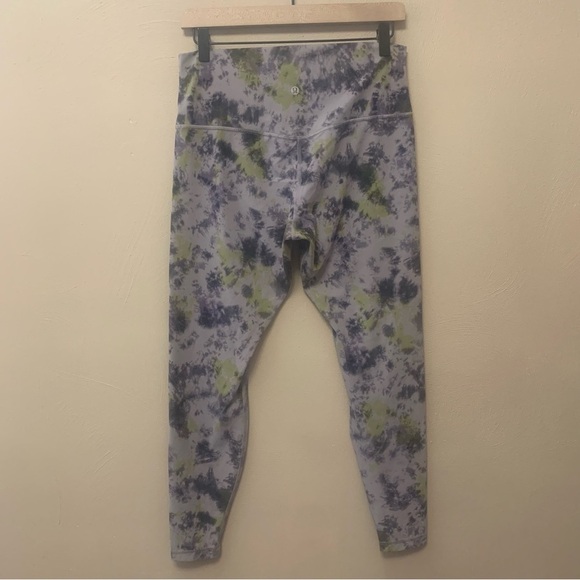 Lululemon Align High-Rise Pant 28" Radial Tie Dye Mauve Grey Size 12 W5DM9S - Picture 7 of 11